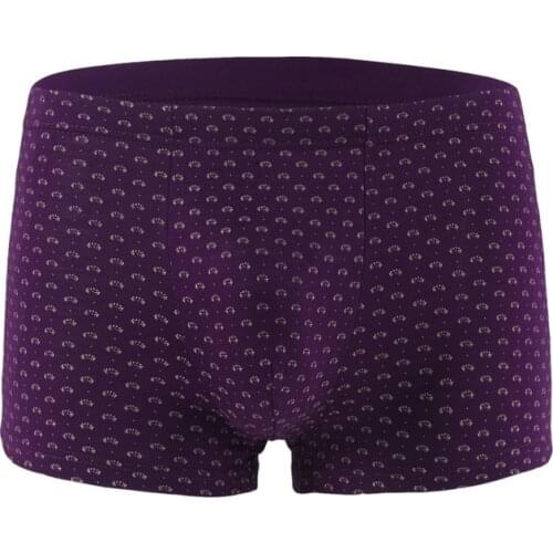 New Fashion Men Underwear Boxer Shorts Trunks Slacks Cotton Men Boxer Shorts Underwear Printed Men Shorts Home Underpants QM693