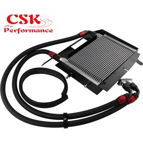 25 ROW BOLT ON OIL COOLER KIT UPGRADE Fit FOR B M W 3 SERIES 335I E90 E92 N54 BLACK