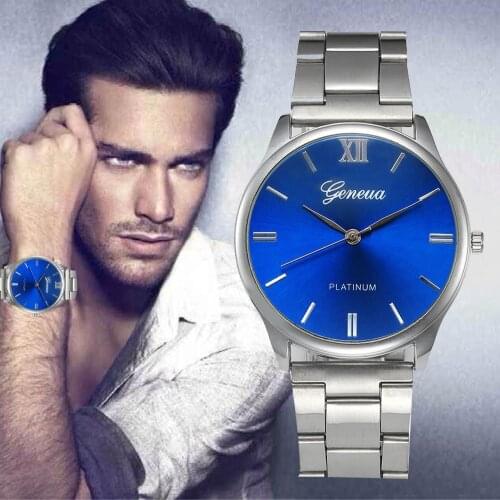 Wholesale Fashion Man Women Crystal Stainless Steel Analog Quartz Wrist Watch