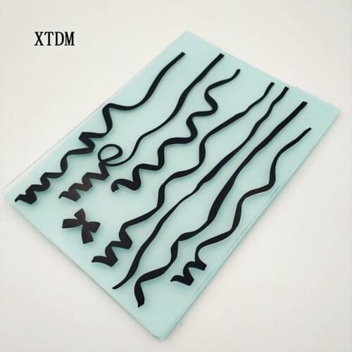 Easter plastic ribbon template craft card making paper card album wedding decoration scrapbooking Embossing folders