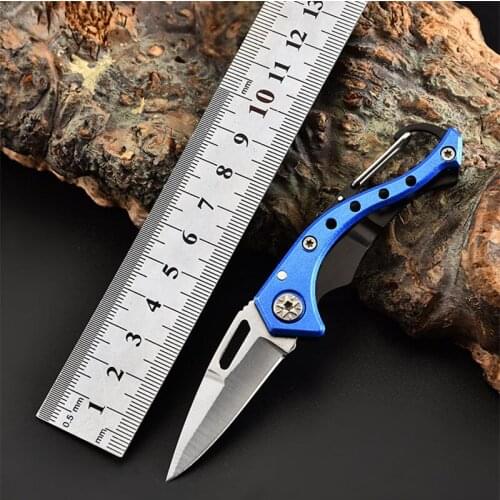 115MM Portable Belt Hanging Buckle Folding Knife Outdoor Camping Stainless Steel Self-defense Knife Sharp Tactical Knifes