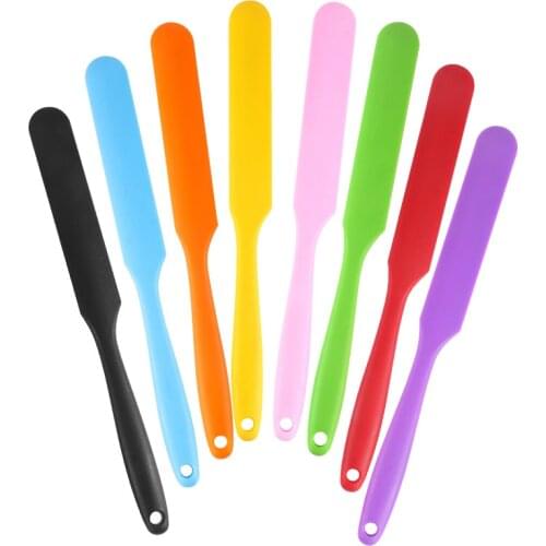Silicone Spatula, Food Grade Non-stick Cooking Long Spatula Biscuit Pastry Scraper Cake Scraper Household Kitchen Baking Tools