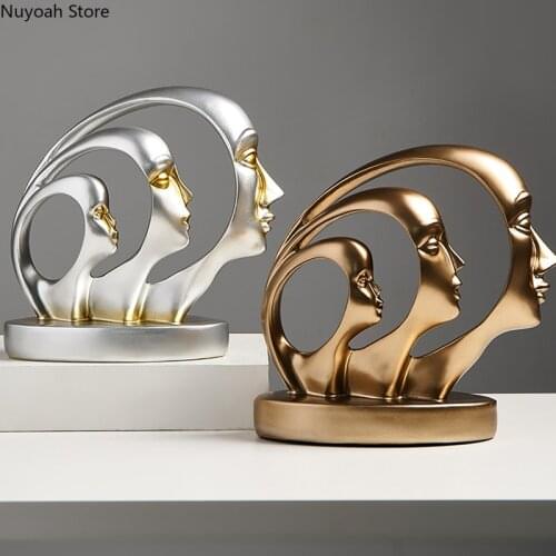 Modern Minimalist Abstract Character Living Room Art Ornaments Nordic Crafts Statues Creative Home Decoration Accessories Gifts