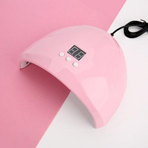 LED Nail Lamp Nail Dryer 36W with 12 LEDs UV Ice Lamp For Drying Gel Polish 30/60/99s Timer Auto Sensor Manicure Salon Tools