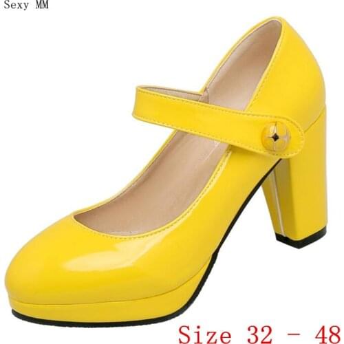 High Heels Ladies High Heel Shoes Women Platforms Pumps Woman Party Wedding Shoes Kitten Heels Plus Size 32 - 48