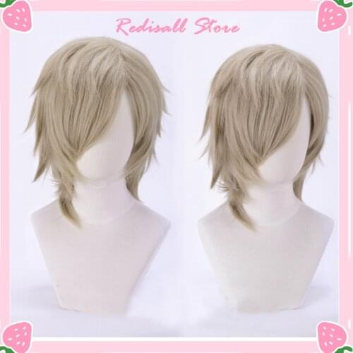 Yarichin Bitch-bu koushiro itome Cosplay Wig Short Heat Resistant Synthetic Hair for Adult Men Women Halloween Role Play