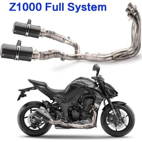 Z1000 Front link pipe For kawasaki z1000 2010-2016 Motorcycle Exhaust middle link pipe Full System Slip-On Z1000 2011 2012 2013