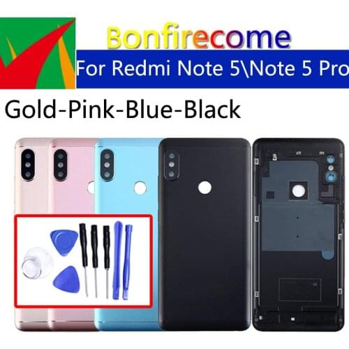 Battery Back Cover For Xiaomi Redmi Note 5 Back Battery Door Rear Housing Cover For Redmi Note 5 Pro Case Chassis replacement