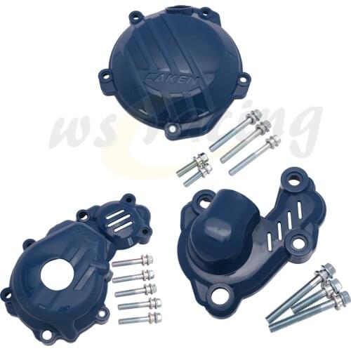 Motorcycle Engine Clutch Protection Cover Water Pump Guard Blots kit For Husqvarna FC250 FC350 2016-2018 FX350 2017-2018
