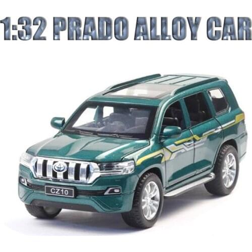 1:32 PRADO SUV Toy Car Metal Toy Diecasts & Toy Vehicles Car Model High Simulation Car Toys For Children Christmas gift