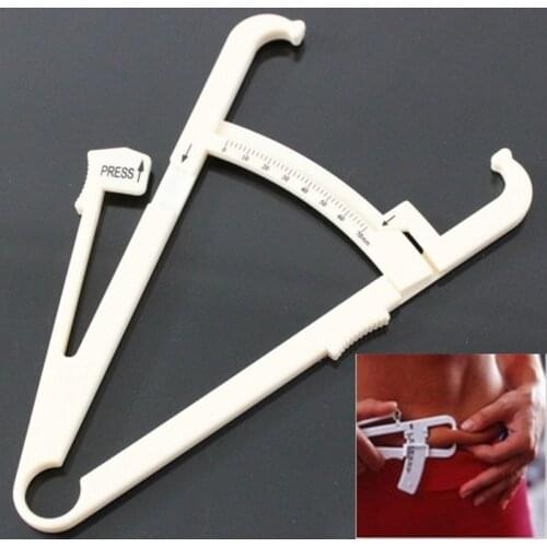 10PCS Personal Body Fat Loss Tester Calculator Caliper Fitness Clip Fat Measurement Tool Slim Chart Skin Fold Body Fat Mon