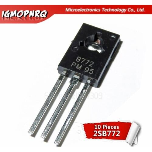 10pcs 2SB772P B772P PNP transistor transistor TO-126 new original