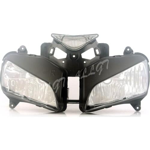 ALLGT New Motorcycle Front Headlight Head Lamp Assembly for Honda 2004 2005 2006 2007 CBR1000RR