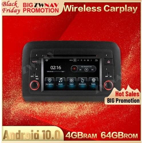 For Fiat Croma 2005 2006-2012 GPS Carplay 4G+64GB Android 10.0 Screen Multimedia Player Radio Stereo Cassette Recorder Head Unit