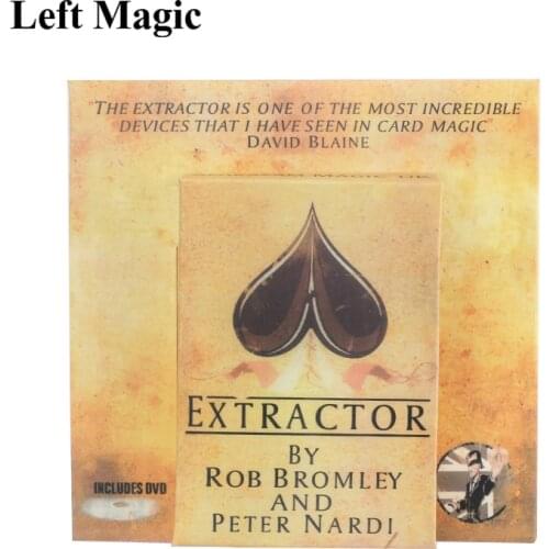 Extractor (Gimmick+DVD) Magic Tricks Card to Pocket Magie Magician Close Up Illusions Props Comedy Mentalism