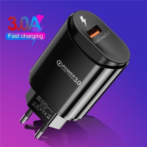 Lovebay USB Fast Mobile Phone Charging For iPhone 11 QC 3.0 Quick Charge Travel Wall Charger Adapter For Samsung Xiaomi Huawei