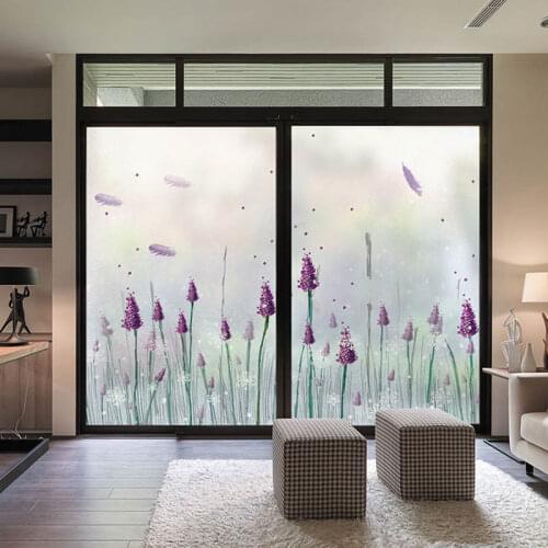 Frosted electrostatic glass stickers translucent opaque bathroom anti-light window and door stickers anti-living room film