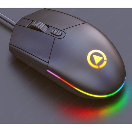 Wired Business Computer Mouse, Comfortable Ergonomic Simple Office Home Mouse, Luminous Gaming Mouse, Suitable For PC Laptop