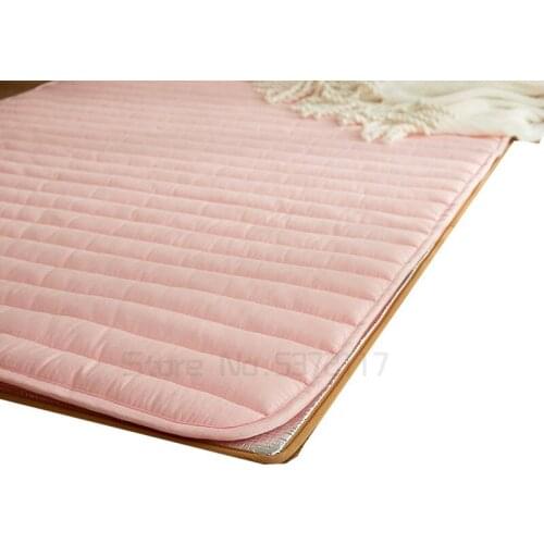 Floor mat foldable mattress floor mat lazy bed anti single damp pad tatami
