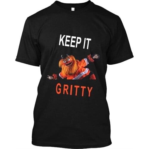 Original Keep It Gritty Flyers Mascot Tshirt Unisex DMN T-Shirt Black