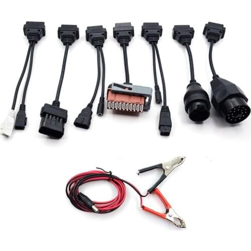 For Wow Snooper Full Set 8 Truck Cables 8 Car Cables OBD2 Diagnostic Tool OBDII OBD 2 Connect Cable interface Scanner
