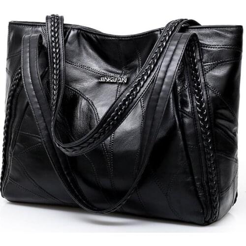 Top-handle Bags Luxury Women Leather Handbags Bags Designer Fashion Totes For Ladies Big Female Hobo Shoulder Bag bolsa feminina