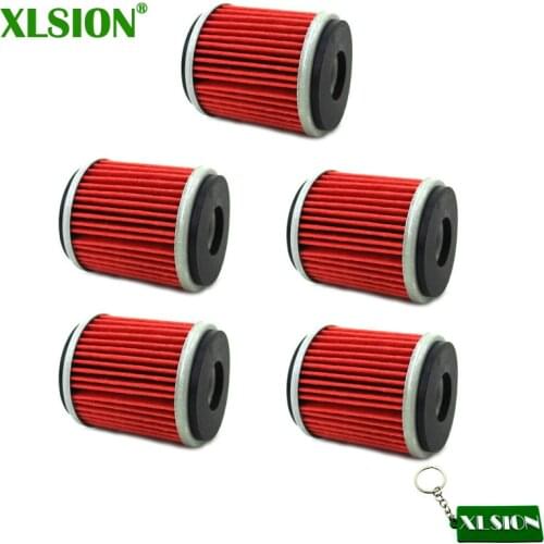 XLSION Oil Filter For Yamaha YZF R125 125 WR 125R 125X YZ 250 250F 450F 450 WR250F WR450F WR250X WR250R YZ450F YZ250F 250 YFZ450