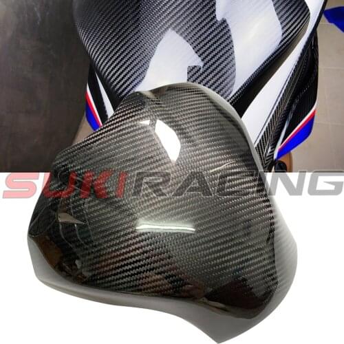 Carbon Fiber Rear Tank Cover For BMW S1000RR S1000 RR 2019 2020 2021 Motorcycle Accessories Fuel Tank Protective Cowl