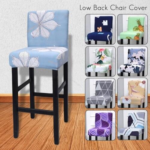 1pc Europe Style Floral Print Chair Cover Dining Hotel Restaurant Bar Counter Office Elastic Chair Covers Stretch Anti-dirty