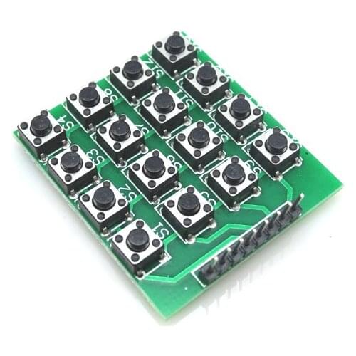 10pcs 4x4 MCU Keyboard Keyboard Accessory Matrix Board 16 Buttons Key For Arduino