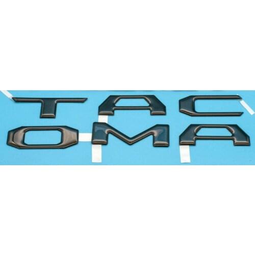 2016-2020 for RAISED BLACK TAILGATE EMBLEMS INSERT GENUINE OEM