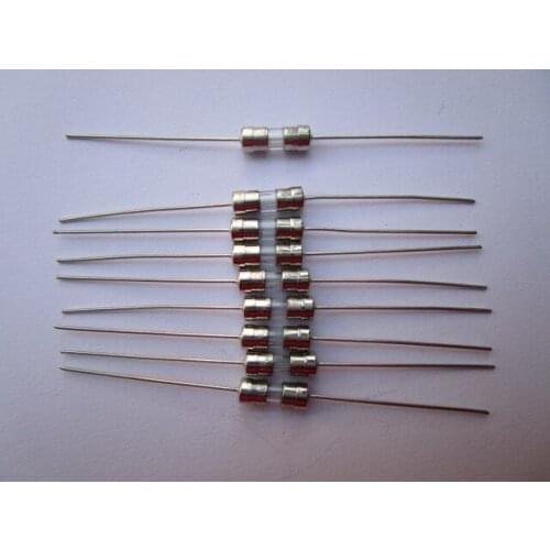 3.6x10mm T10A Slow Bow Miniature Glass fuses with Fine wire 2400 pcs per Lot