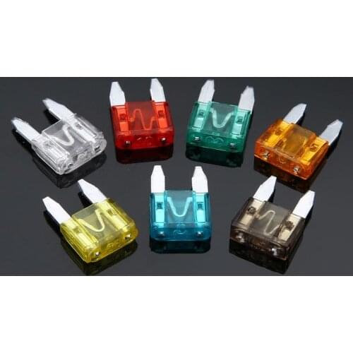 35pcs Mini Blade Fuse High Quality Mixed Mini Standard Blade Fuse Car Auto 5A 7.5A 10A 15A 20A 25A 30A For Truck Boat Auto