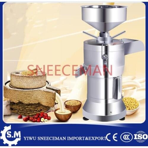 Stainless steel automatic slag separating 25kg/h soybean milk tofu maker machine soybean milk grinder machine