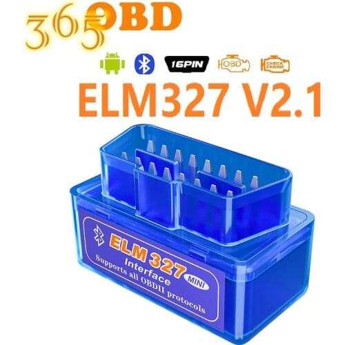 100PCS Mini ELM 327 Auto Scanner ELM327 BT OBD2 for Android Torque OBDII Car ELM 327 V2.1 elm 327 Vehicle Scan Diagnostic Tool