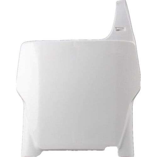 White Plastic fairing Front Number Plates Name Plate white FOR Honda CR125R CR250R CRF250R CRF450R 04-07