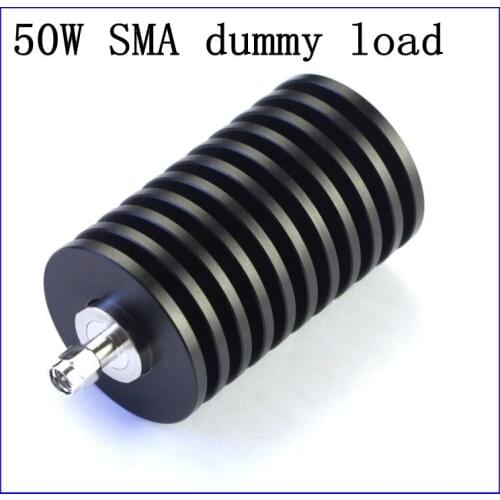 Free shipping 50W SMA male connector rf dummy load, RF Termination Load ,50 ohm, DC to 6GHZ