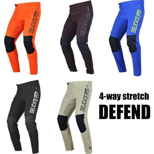Moto Delicate Fox Defend Pants Motocross Racing Mountain Bicycle Offroad MX Dirt Bike Cycling Trousers Mens