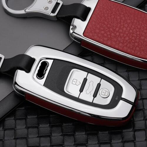 Car Key Cover Key Case Holder For Audi A4 A5 S4 S5 B9 8W Q7 4M Q5 TT TTS RS A4L A6L Q5 A8 A5/A7 S5/S7 Q8 C8 D5 C6 A7 R8 A1 A3