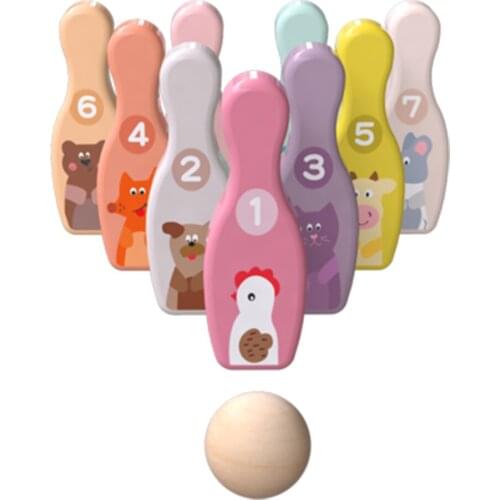 Childrens bowling toys 1-3-6 yearolds set kindergarten indoor baby ball outdoor parent-child sports