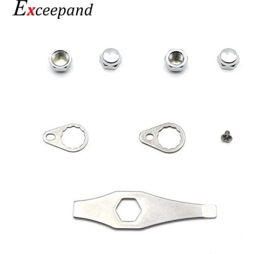 Exceepand Baitcasting Fishing Reel Handle M7 M8 Nuts Screw Wrench Nut Keeper Shaft Cover Cap for Abu Garcia Daiwa Shimano Reel