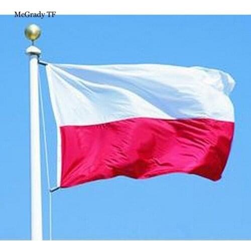 1pcs Indonesian Polish Flag Polyester Flag Household And Festival Hanging Banner For Festival Home Decoration Accessories Modern