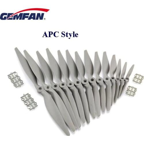 Gemfan APC Glass Fiber Nylon Electric Propeller 5050 6040 7050 7060 8040 8060 9045 9060 1050 1060 1070 1155 1260 for RC Airplane