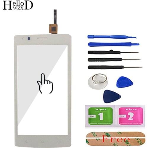 Mobile Phone Touch Front Glass For Fly FS502 Touch Screen Glass Digitizer Lens Sensor Parts Flex Cable Tools Adhesive