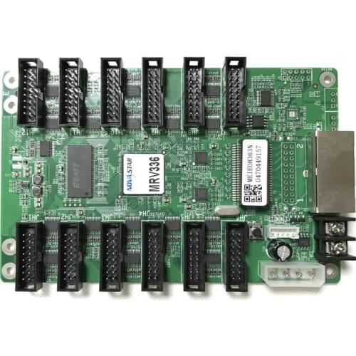 NOVASTAR MRV336 Receiving Card Full clolor RGB;Synchronous control card with 12 groups of 75 interfaces