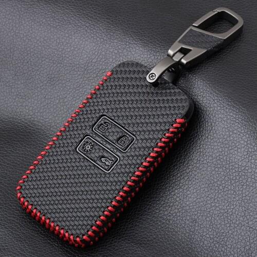 New Design Carbon Fiber Car Key Case Keychain Case For Renault Kadjar Megane Koleos accessories Wholesale Quick delivery
