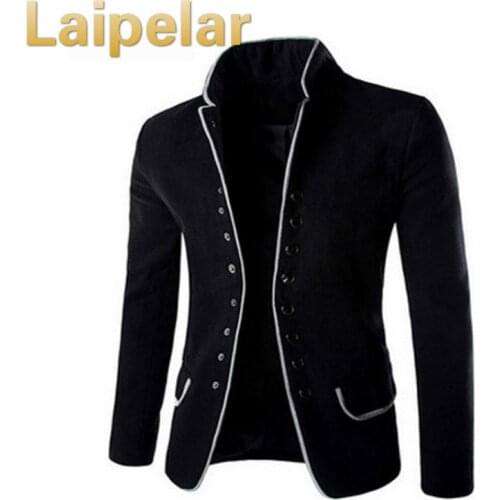 New Autumn Winter Casual Men Blazer Coat Cotton Slim Fit High Quality Luxury Blazer Male Fashion Brand Blazer Men Suits