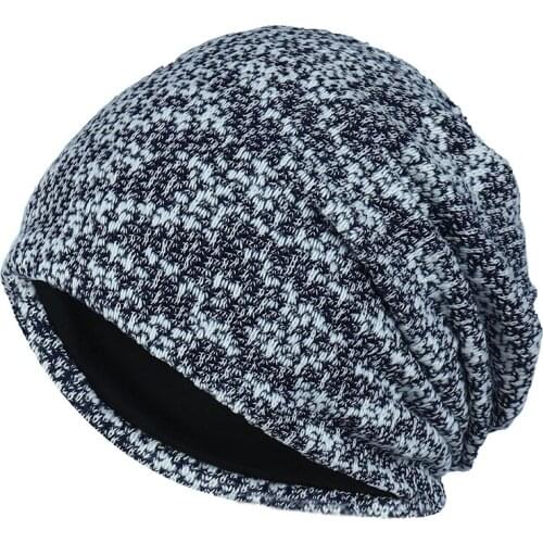 Autumn Turban Hat Women 2020 Warm Beanie Cap Winter Knitted Skullies Caps New Snowblack Mens Hats Casual Bonnet Beanies Hat