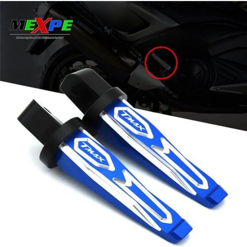 Suitable for Yamaha Techmax TMAX530 TMAX560 TMAX DX SX CNC aluminum alloy rear seat pedal pedal 2017 2018 2019 2020 2021