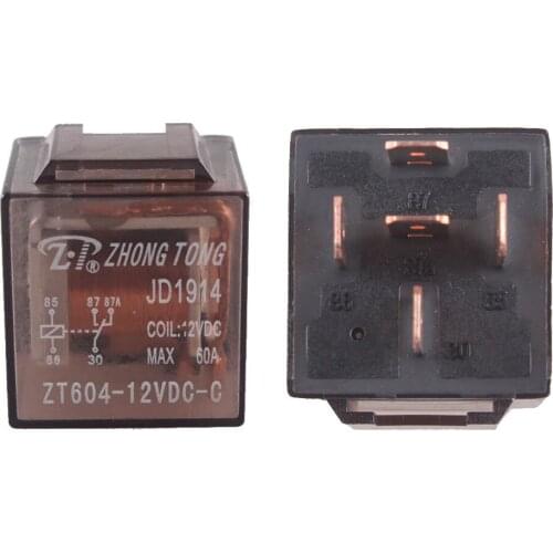 EE support DC Car Auto Truck Vehicle 12V 12 Volt 60A AMP Transparent Relay SPDT 5Pin